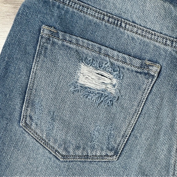 KANCAN KC8595NM ROSIE High Rise Distressed Cut Off Cotton Jean Shorts 25 - Picture 13 of 15